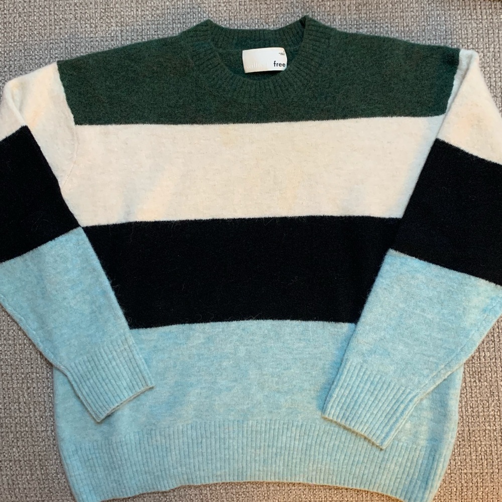 Aritzia Color Block Sweater